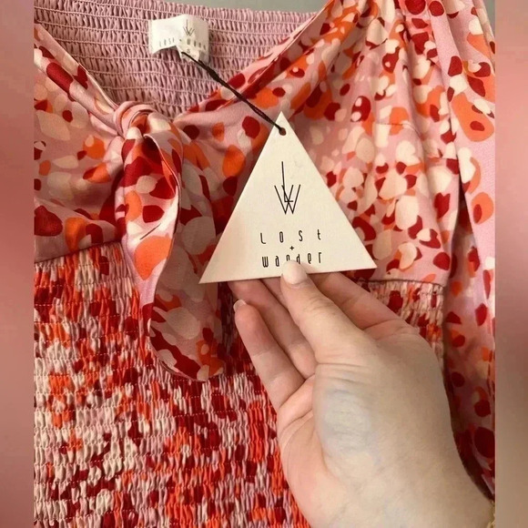 NWT Lost + Wander Smocked Dress - Picture 3 of 7